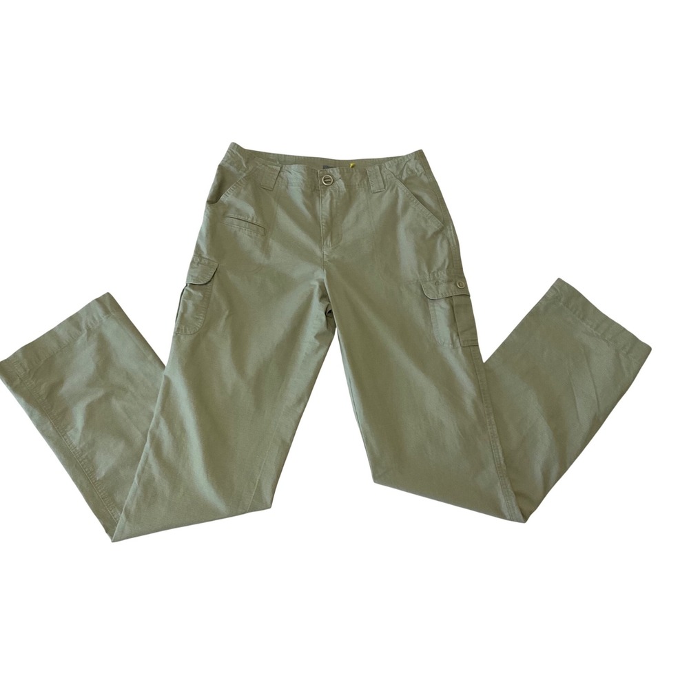 Cabelas Womens Cargo Pants Straight Leg Cotton Tencel Size 4/35 - Picture 6 of 10